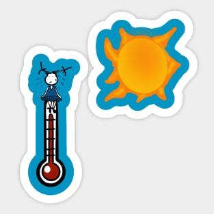 hot days Sticker